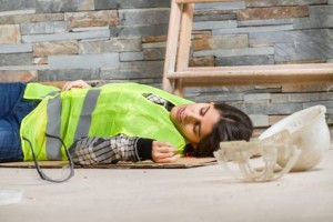 Construction work suffers idiopathic injury